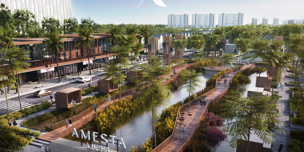 AMESTA LIVING SURABAYA BANGUN COMMUNITY CENTER