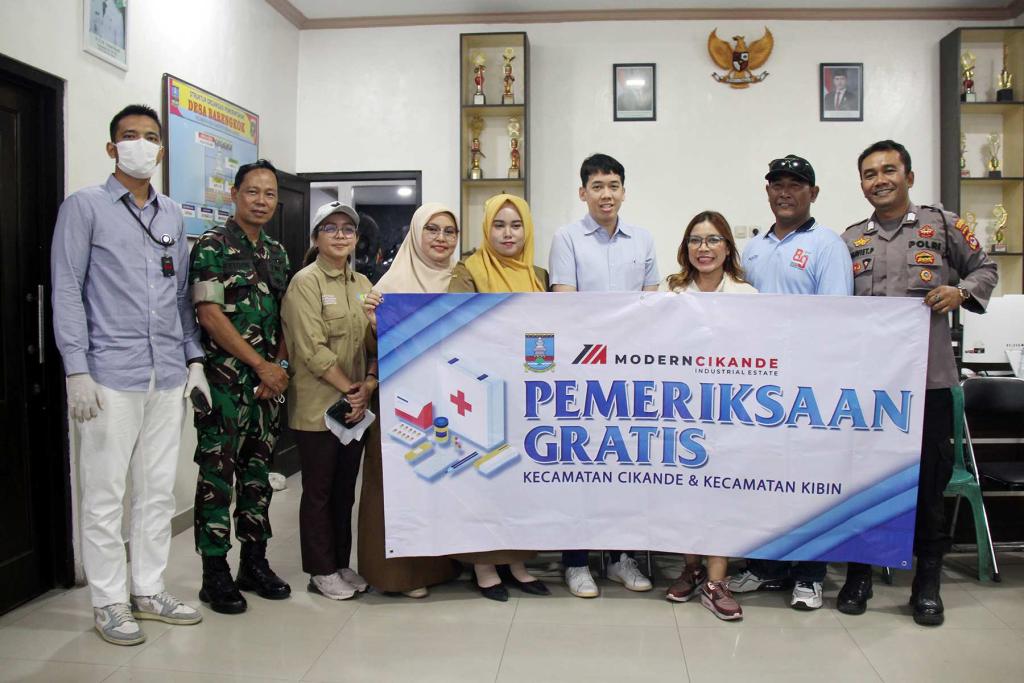 Modern Cikande Gelar Pemeriksaan Kesehatan Masyarakat