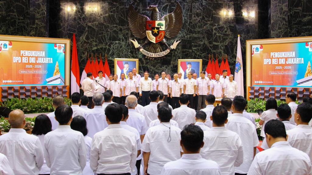 Pengukuhan Pengurus REI DKI, Gubernur Ingatkan Integritas