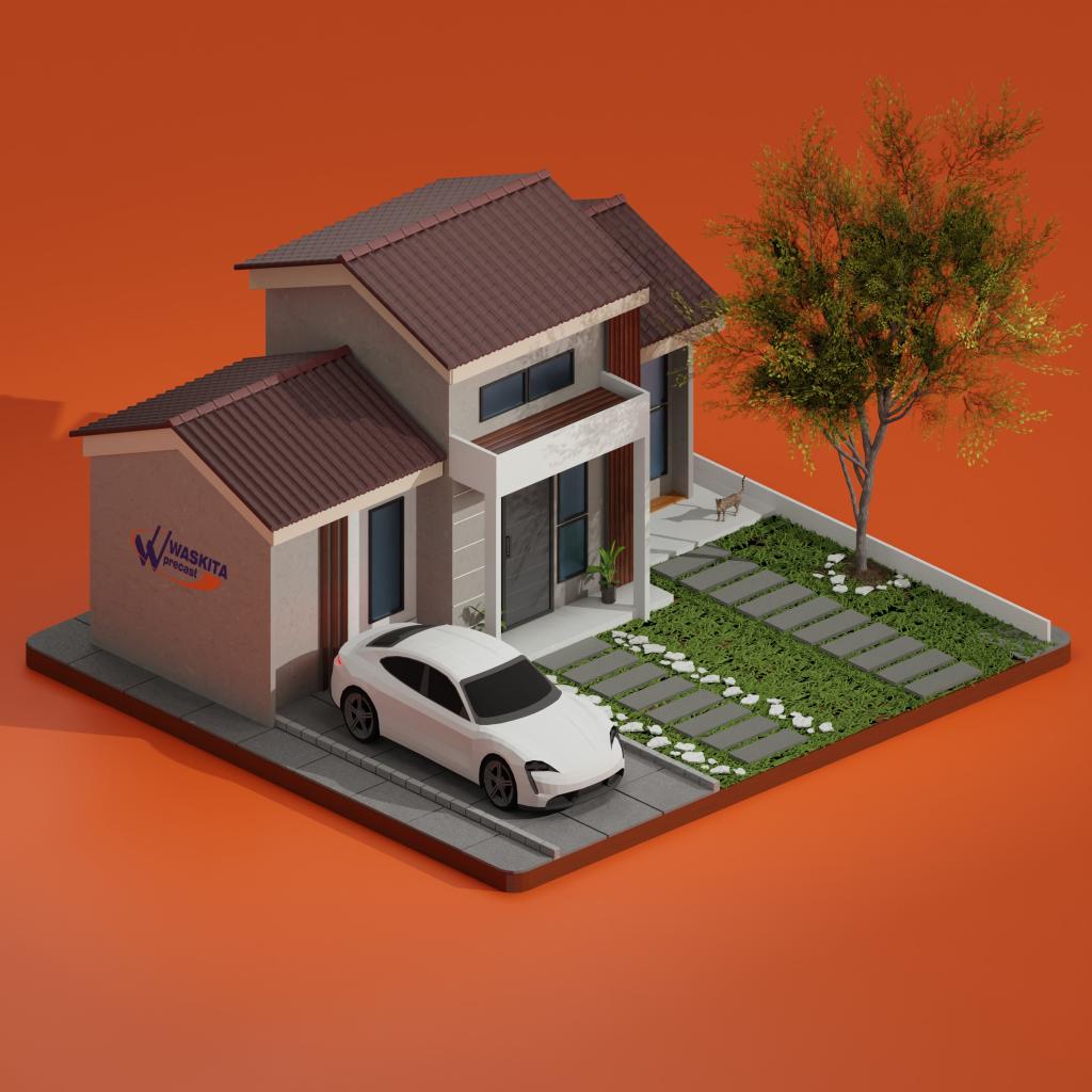 Waskita Beton Precast Tawarkan Rumah Precast Tipe 36